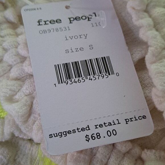 Free People No More Tiers Crop Top - Picture 7 of 9